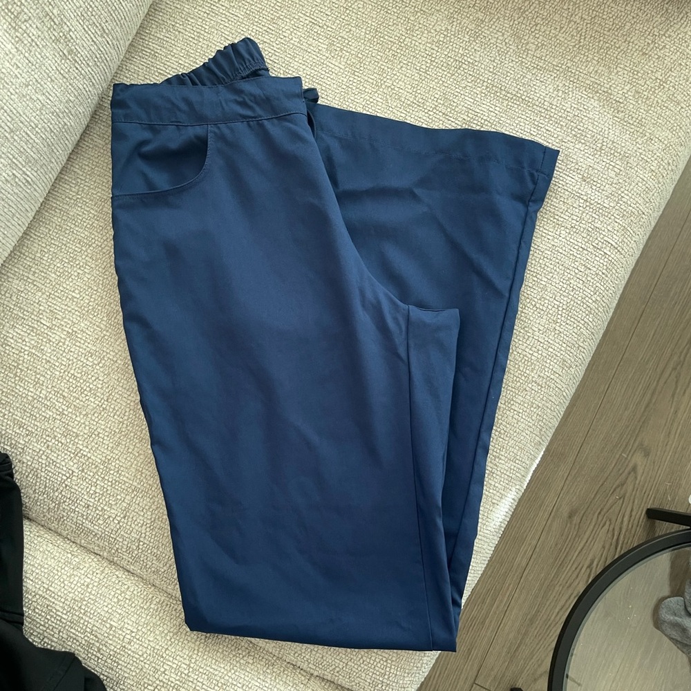 Barco womens navy blue scrub pants